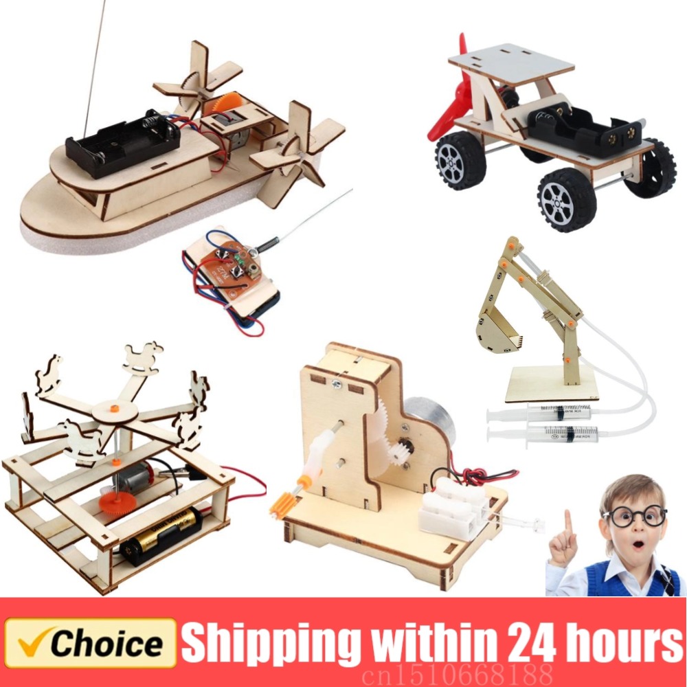 Science Max - Modèle de bateau en bois à