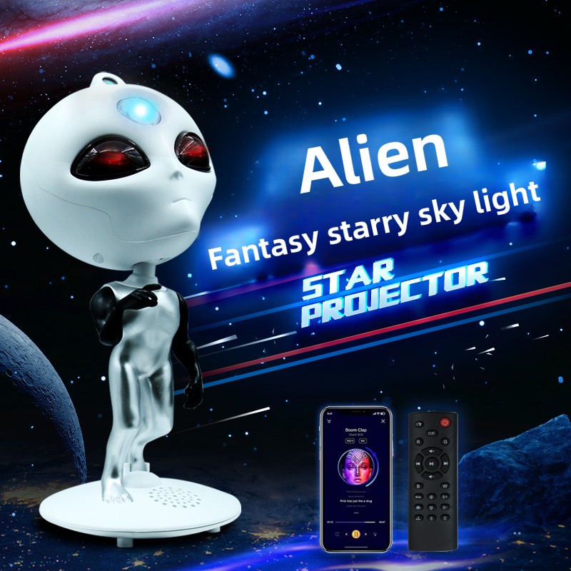Planetarium Projector Home - Projecteur Alien Galaxy Star avec haut-parleur