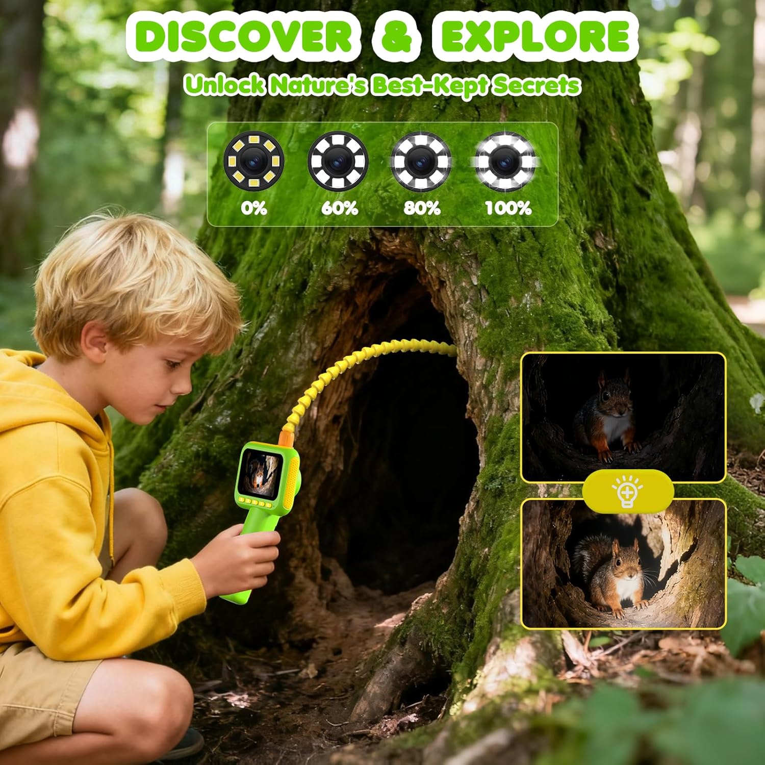 Endoscope pour enfants, caméra - Science Nature avis et prix