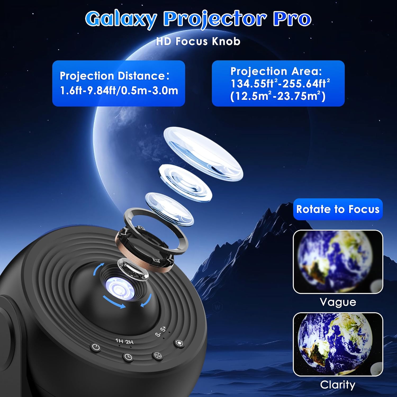 Projecteur d'étoiles Galaxy Pr - Planetarium Projector Home avis et prix